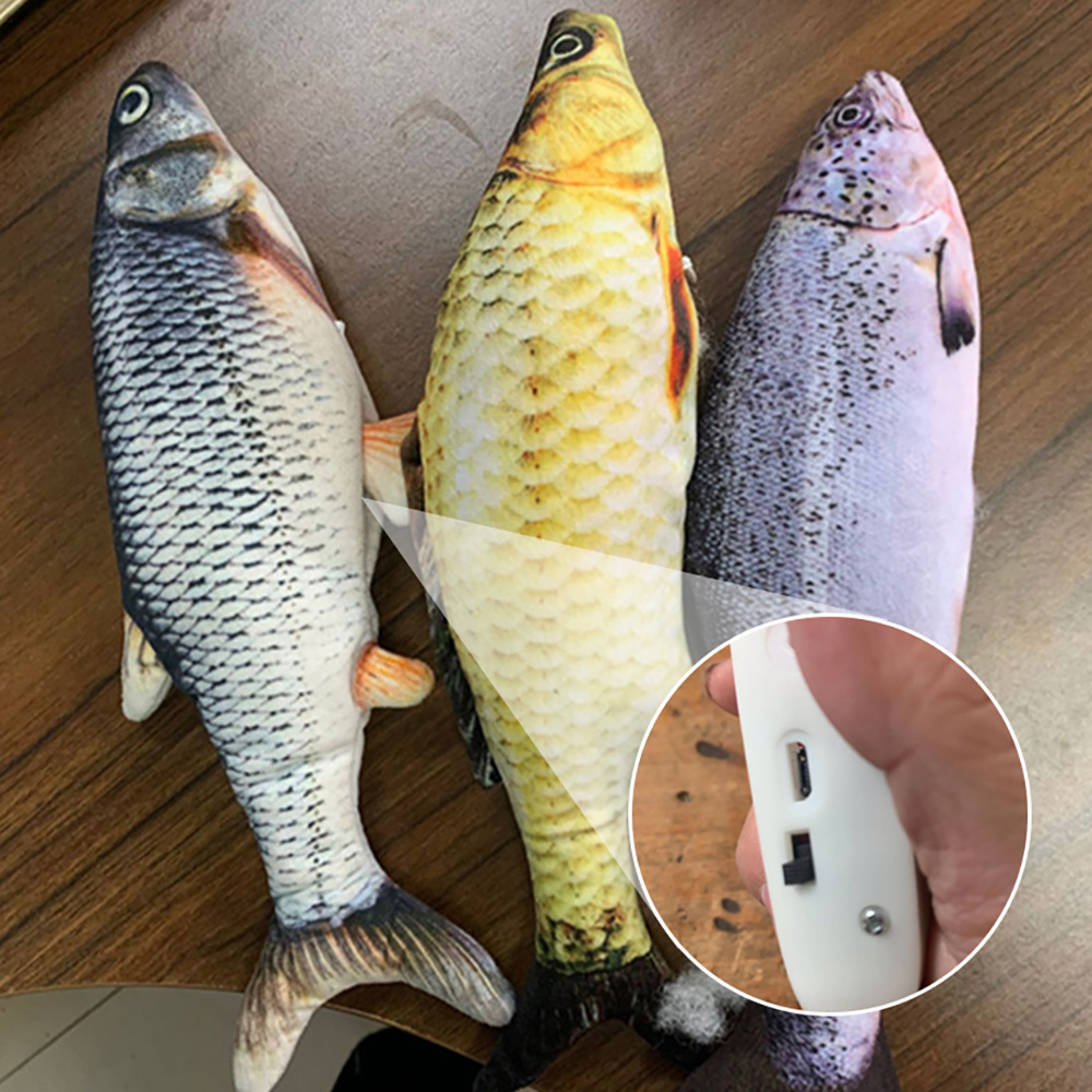 Without Cat Nip Version - Electric Jumping Fish Simulation Electric Fish Toy - Image 5